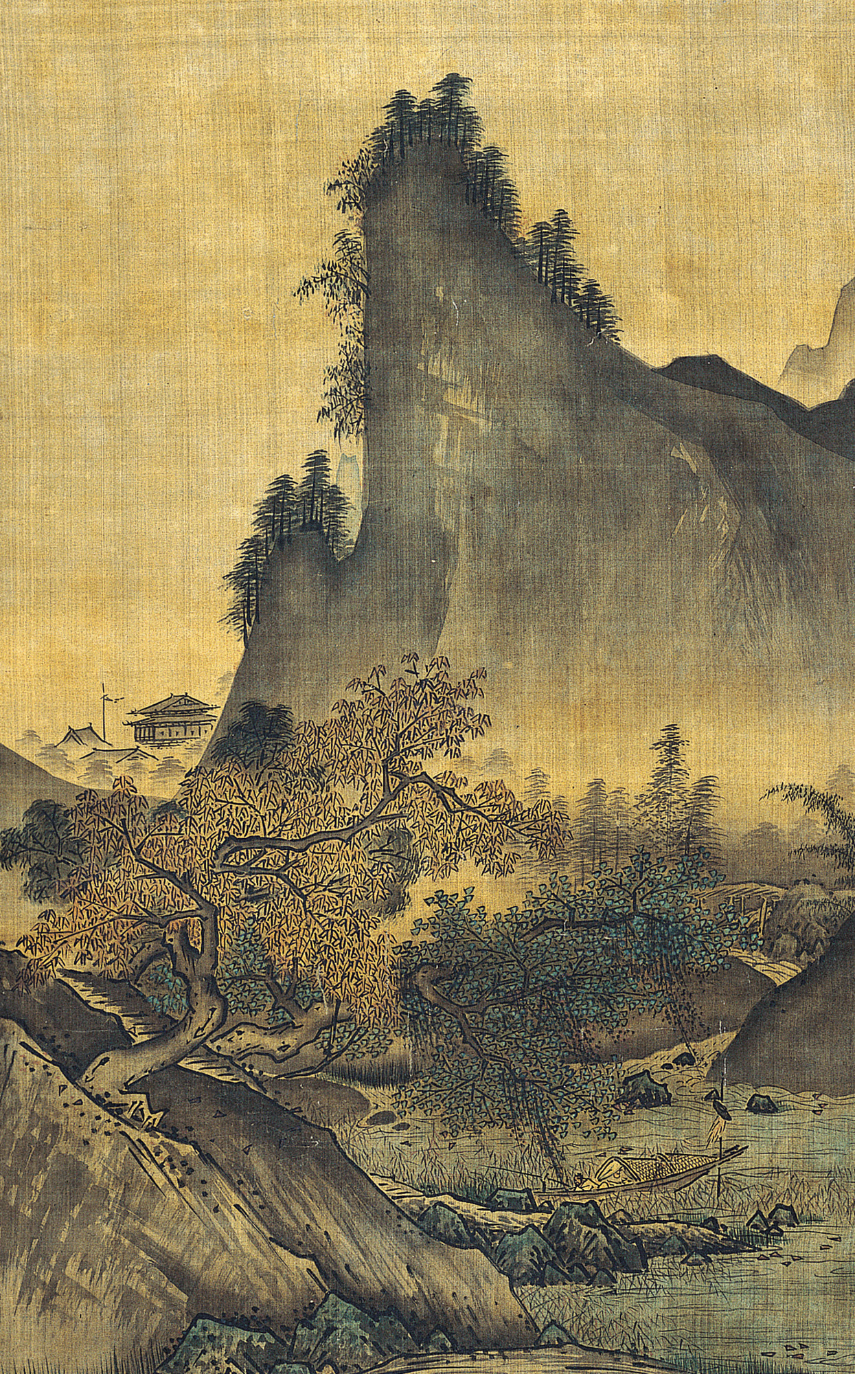SESSHU, Atumn, from Landscape of the Four Seasons