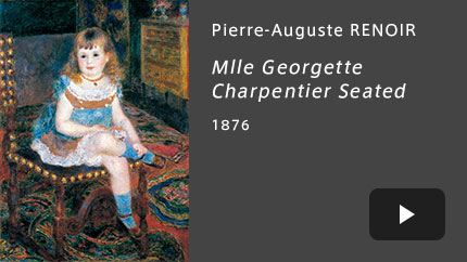 Pierre-Auguste RENOIR Mlle Georgette Charpentier Seated, 1876